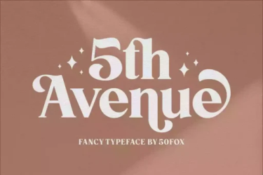 5th Avenue Font free download – Introducing font preview