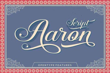 Aaron Script Font free download – Aaron Script Font font preview