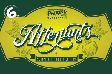 Afferiants Font Family free download – Modern font preview