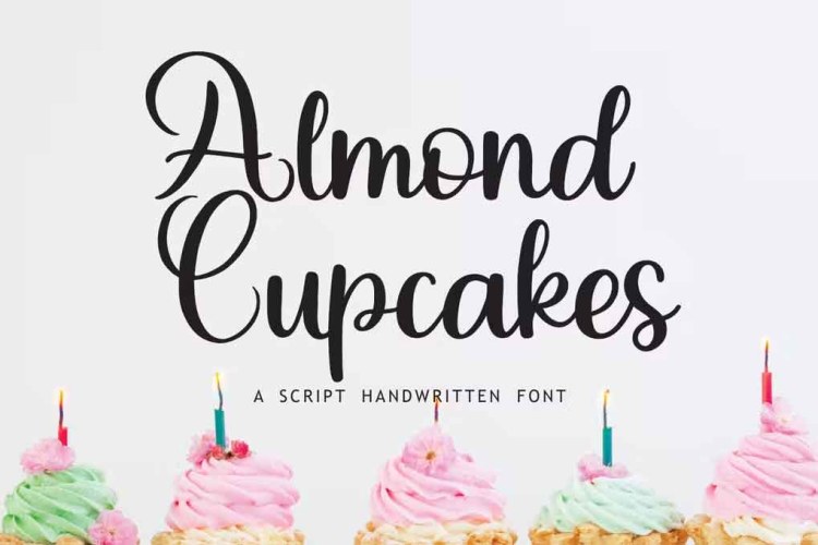 Almond Cupcakes Font free download preview 5 – Script And Handwritten font