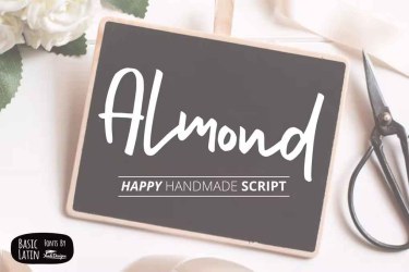 Almond Font free download – Modern font preview
