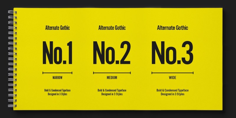 Alternate Gothic Font free download preview 1 – Sans Serif Fonts font