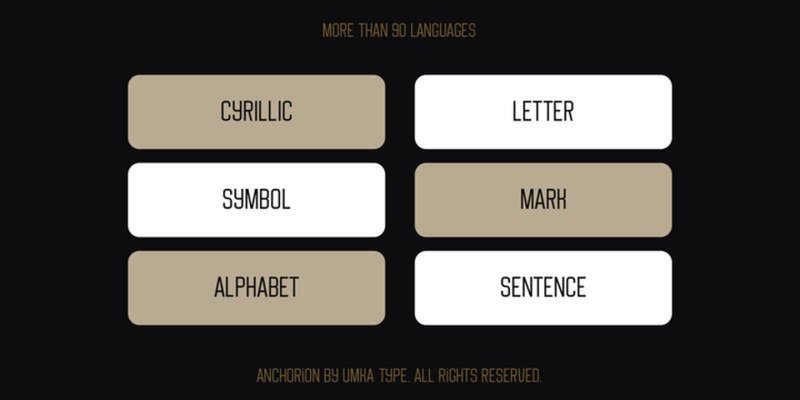 Anchorion Font free download preview 3 – Modern Fonts font
