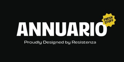Annuario Font Family free download – Sans Serif Fonts font preview