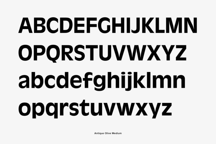 Antique Olive Font free download preview 10 – Sans Serif Fonts font