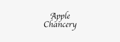 Apple Chancery Font free download – Apple Chancery Font font preview
