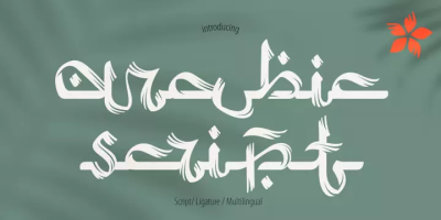 Arabic Script Font Family free download – similar font preview