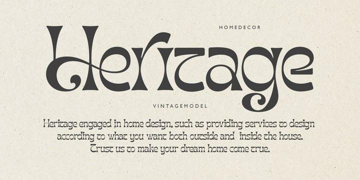 Aradela Display Font free download preview 5 – Display Fonts font
