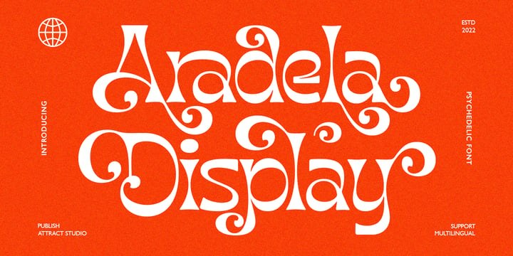 Aradela Display Font free download preview 11 – Display Fonts font