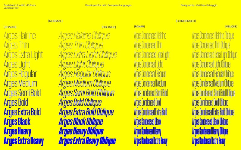 Arges Font free download preview 1 – Sans Serif Fonts font