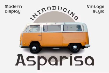 Asparisa Font free download – Sans Serif Fonts font preview
