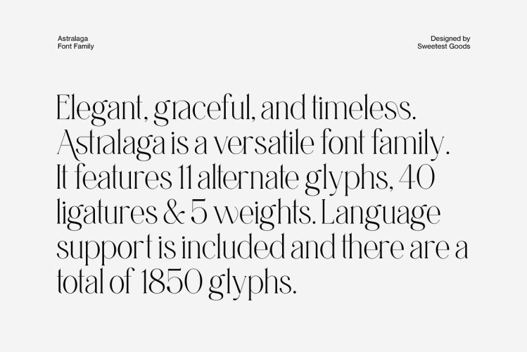 Astralaga Font free download preview 7 – Serif Fonts font