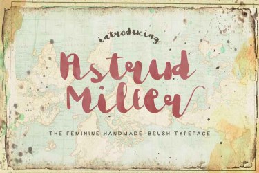 Astrud Miller Font free download – Serif Fonts font preview