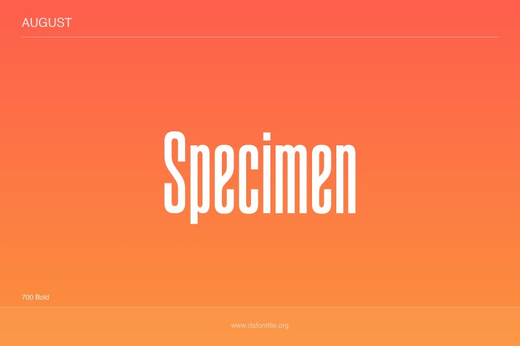 August Font free download preview 2 – Display Fonts font