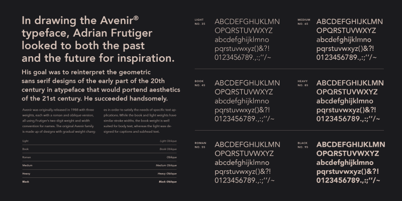 Avenir Font free download preview 2 – Sans Serif Fonts font
