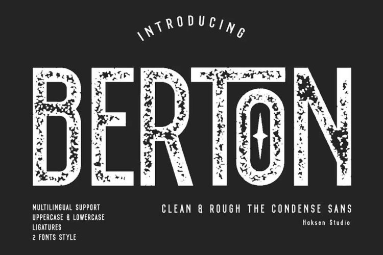 BERTON Font free download preview 3 – Sans Serif Fonts font