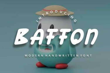 Baffon Modern Font free download – Handwritten font preview