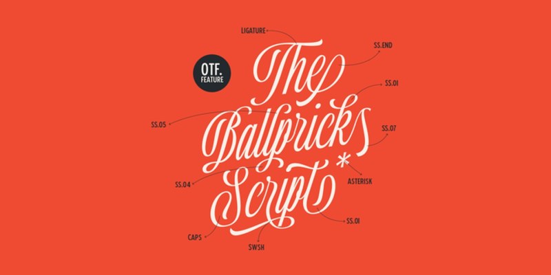 Ballpricks Font Family free download preview 2 – Script And Handwritten font