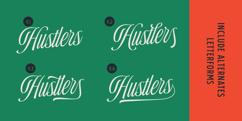 Ballpricks Font Family free download preview 8 – Script And Handwritten font