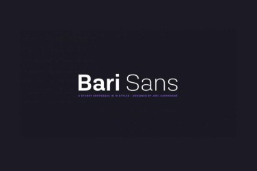 Bari Sans Font free download – Professional font preview