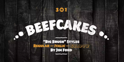 Beefcakes Font free download – Headlines font preview