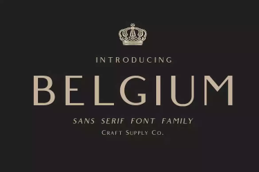 Belgium Font free download – Serif Fonts font preview