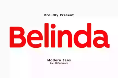 Belinda Font free download – Modern font preview