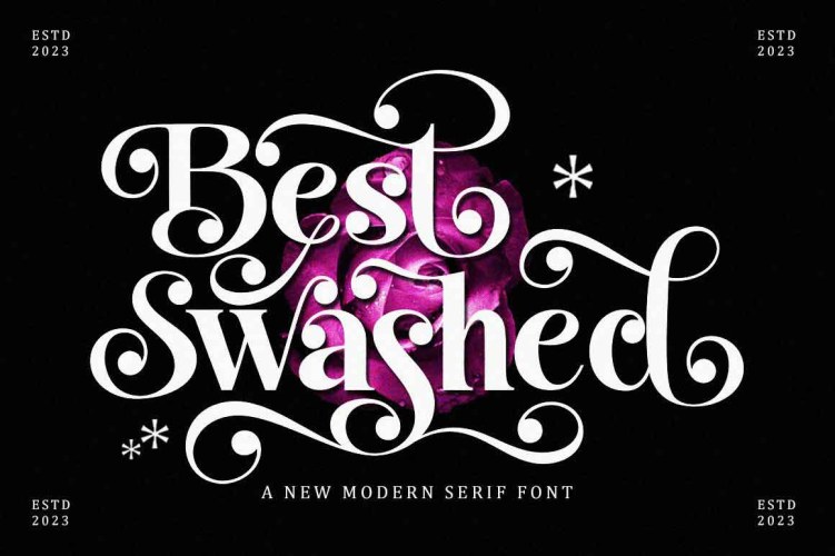 Best Swashed Font free download preview 4 – Serif Fonts font