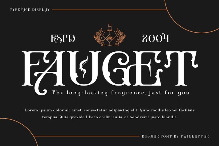 Bifaser – Victorian Font free download preview 3 – Display Fonts font