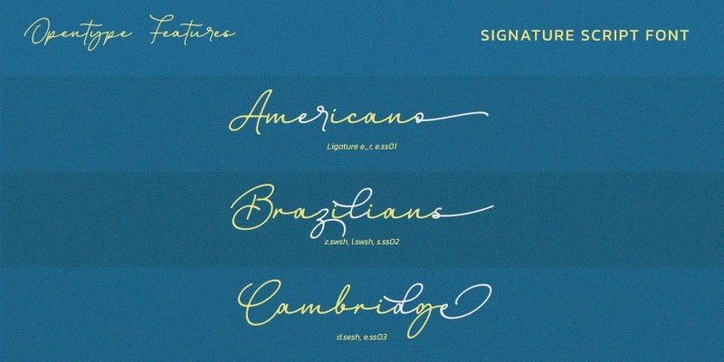 Billstone Signature Font free download preview 1 – Script And Handwritten font