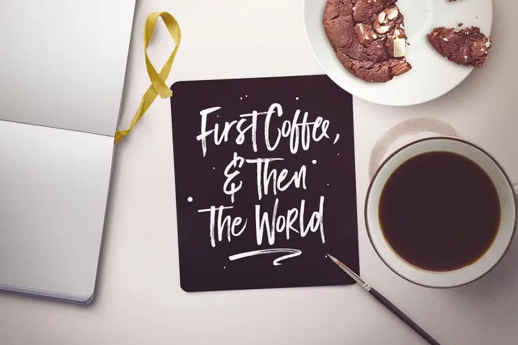 Black Diamond Font preview 1 – Brush Fonts font sample