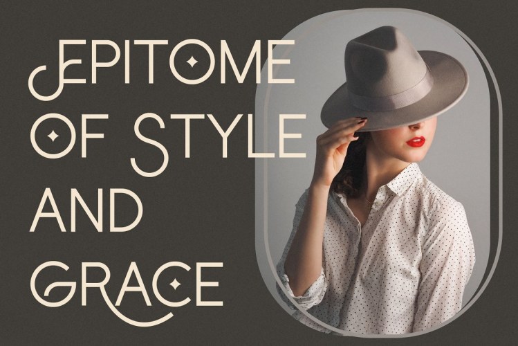 Bluzonir Stylish Sans Serif Font free download preview 2 – Web Fonts font
