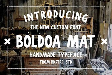 Boldoa Mat Font free download – Boldoa Mat Font font preview