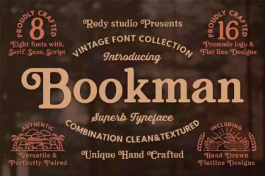 Bookman Font free download – Script font preview