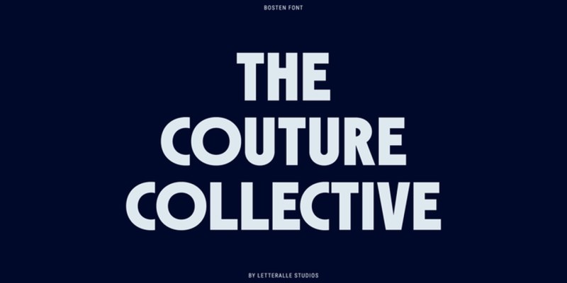 Bosten Font free download preview 9 – Sans Serif Fonts font
