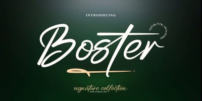Boster Font free download – similar font preview