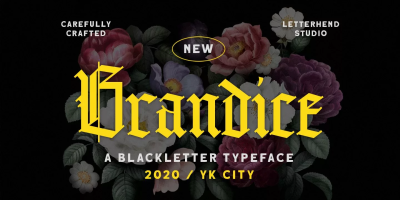 Brandice Font free download – Formal font preview
