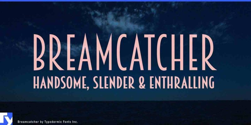Breamcatcher Font free download preview 6 – Display Fonts font