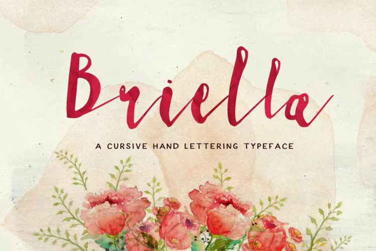 Briella Font free download preview 3 – Serif Fonts font