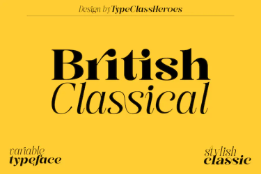 British Classical Font free download – British Classical Font font preview