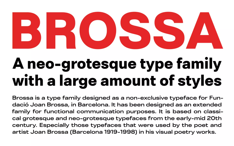 Brossa Font Family free download preview 7 – Sans Serif Fonts font