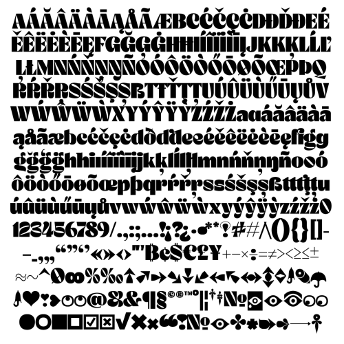 Brule Font Family free download preview 6 – Decorative Fonts font