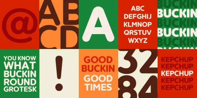 Buckin Font free download preview 1 – Sans Serif Fonts font