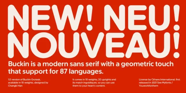 Buckin Font free download preview 2 – Sans Serif Fonts font