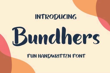 Bundhers Font free download – similar font preview