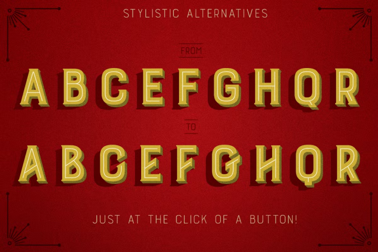 Burford Font free download preview 2 – Display Fonts font