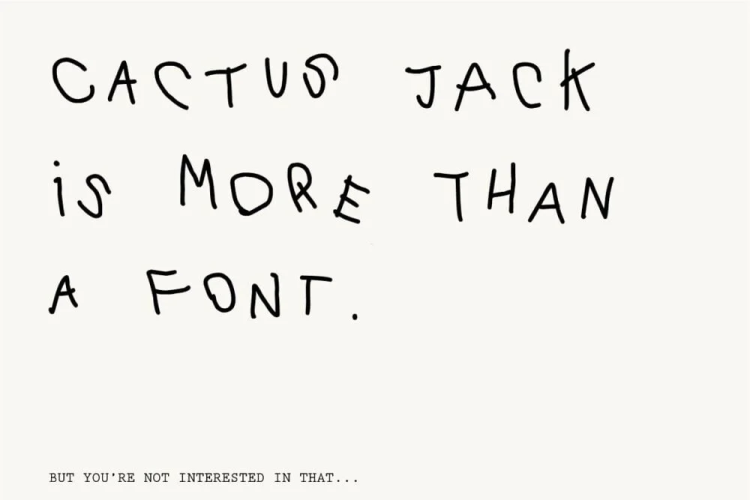 Cactus Jack Font free download preview 4 – Display Fonts font