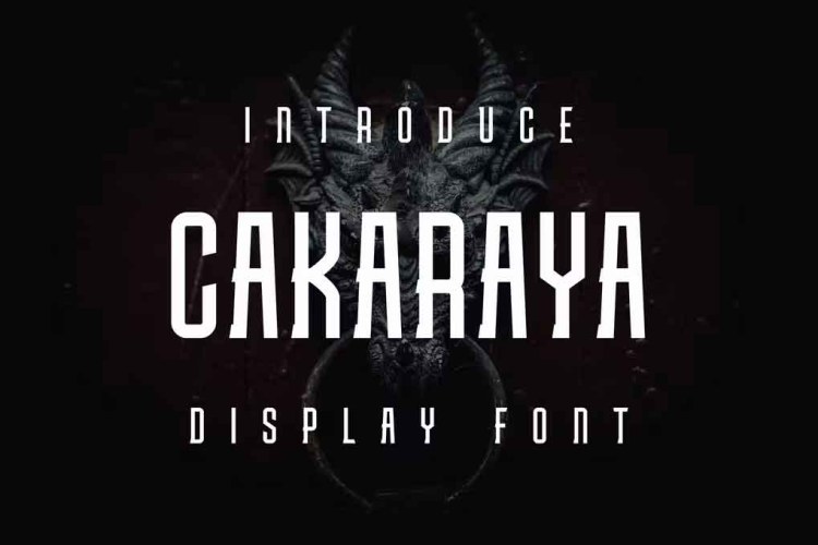 Cakaraya Font free download preview 3 – Sans Serif Fonts font
