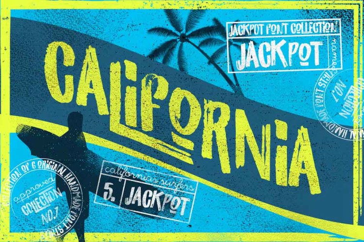 California Jackpot Font free download preview 2 – Script And Handwritten font