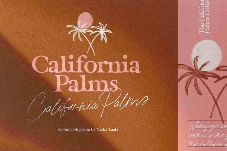 California Palms Font free download preview 11 – Script And Handwritten font